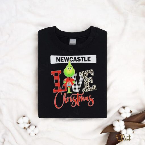 Official EPL Newcastle United Grinch Love Christmas T Shirt