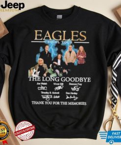 Official Eagles Final Tour The Long Goodbye Thank You For The Memories Signatures 2023 Shirt