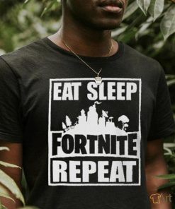 Official Eat Sleep Fortnite Repeat T Shirt