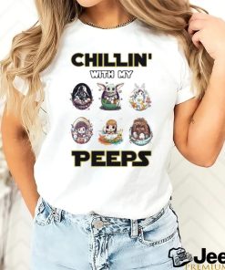 Official Eaters Chillin’ With My Peeps Baby Star Wars Characters Shirt