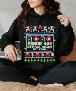 Official Error 404 Christmas Sweater Not Found 2023 T shirt