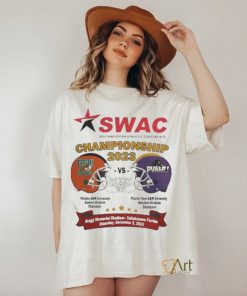 Official Florida A&M Vs Prairie View A&M 2023 SWAC Football Championship Helmet T Shirt