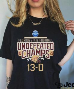 Official Florida state seminoles Football 13 0 2023 undefeated champs shirt