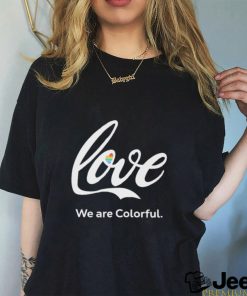 Official Fox news love we are colorful T shirt