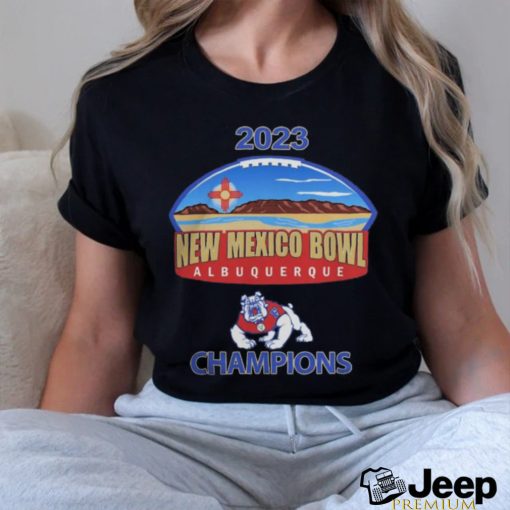 Official Fresno State Bulldogs 2023 New Mexico Bowl Albuquerque Champions Shirt