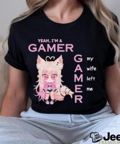 Official Freya Yeah I’m A Gamer My Wife Left Me New Shirt