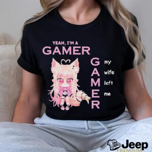 Official Freya Yeah I’m A Gamer My Wife Left Me New Shirt