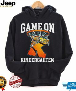 Official Game On Kindergarten Basketball Back To School Student Boys Hoodie