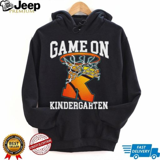 Official Game On Kindergarten Basketball Back To School Student Boys Hoodie