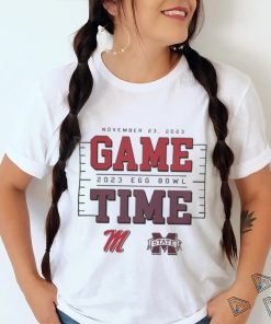 Official Game Time Egg Bowl 2023 Ole Miss Rebels vs MSU Bulldogs T Shirt