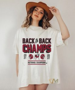 Official Georgia Football Back To Back Champs Shirt