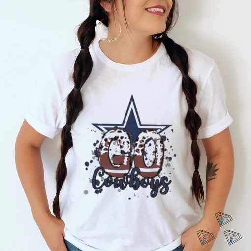 Official Go Cowboys leopard T shirt