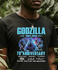 Official Godzilla 1954 2024 70th Anniversary Memories Shirt