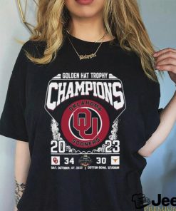 Official Golden Hat Trophy Champions Oklahoma Sooners 2023 T Shirt