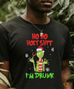 Official Grinch Christmas Ho Ho Holy Shit I’m Drunk Shirt