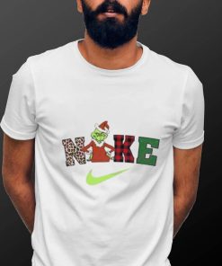 Official Grinch Christmas Snow Nike Logo Gift Wrap T Shirt