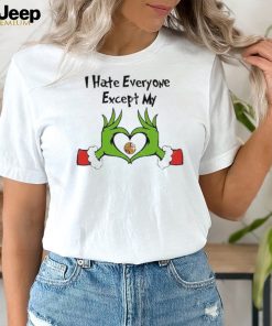 Official Grinch I Hate Everyone Except My Washington Commanders NFL Shirt