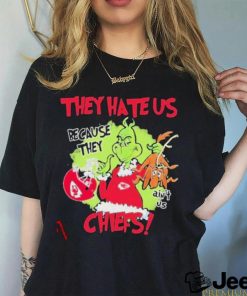 Official Grinch They Hate Us Because They Ain’t Us Kansas City Chiefs shirt