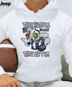 Official Grinch they hate us because they ain’t us Dallas Cowboys Football xmas T shirt