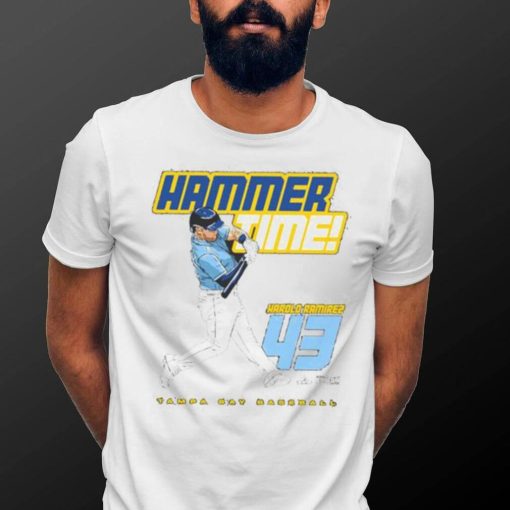 Official Harold Ramirez Hammer Time Tampa Mlbpa Shirt