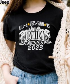 Official Hill Hodges Simmons Texas Edition Family Reunion 2023 Logo Shirt