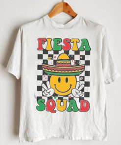 Official Hippie Smile Face Cinco De Mayo Fiesta Squad Family Matching Shirt