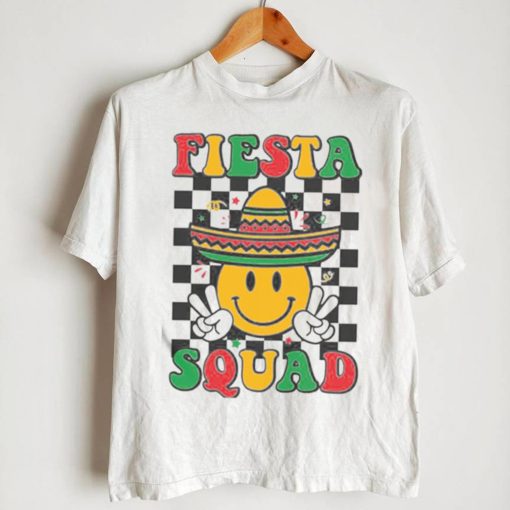 Official Hippie Smile Face Cinco De Mayo Fiesta Squad Family Matching Shirt