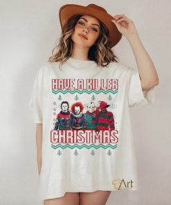 Official Horror Movies Characters Have A Killer Christmas Shirt