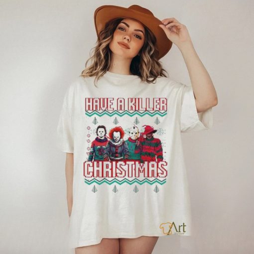 Official Horror Movies Characters Have A Killer Christmas Shirt