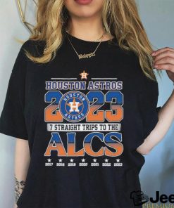 Official Houston Astros 2023 7 Straight trips to the Alcs Shirt