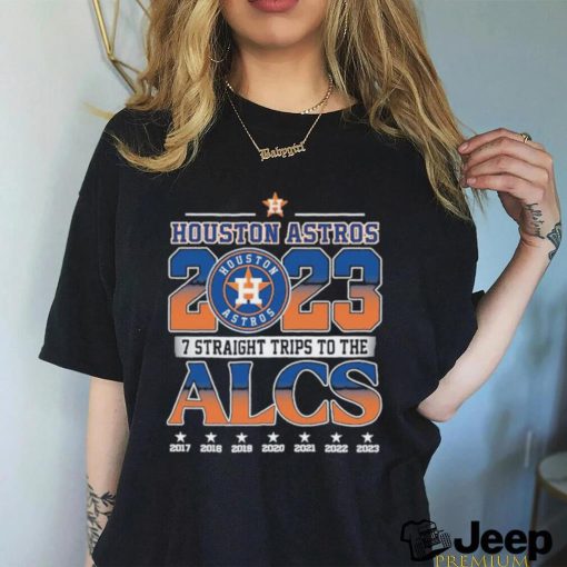 Official Houston Astros 2023 7 Straight trips to the Alcs Shirt