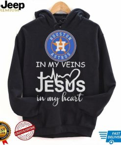 Official Houston In My Veins Jesus In My Heart T Shirt