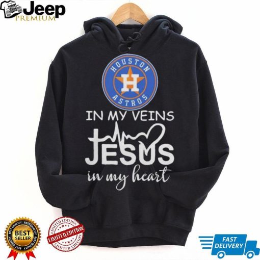 Official Houston In My Veins Jesus In My Heart T Shirt