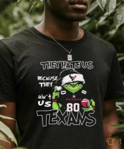 Official Houston Texans Grinch Hate Us Christmas Shirt