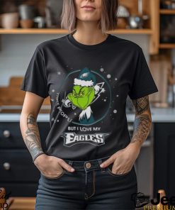 Official I Hate People But I Love My Philadelphia Eagles Grinch Christmas T Shirt