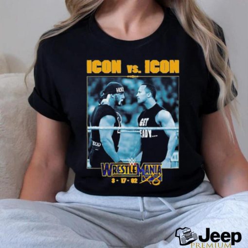 Official Icon Vs Icon The Rock Hulk Hogan Shirt