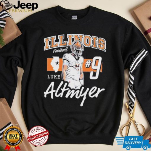 Official Illinois Fighting Illini Football Luke Altmyer Shirt