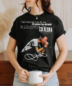 Official Im Breaking The Habit Tonight T Shirt