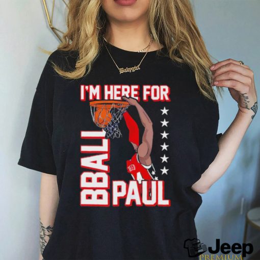 Official I’m Here For Bball Paul Shirt