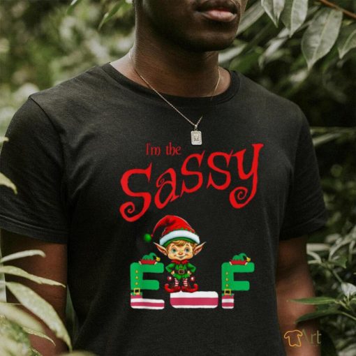 Official I’m The Sassy Elf Raglan Christmas Baseball T Shirt