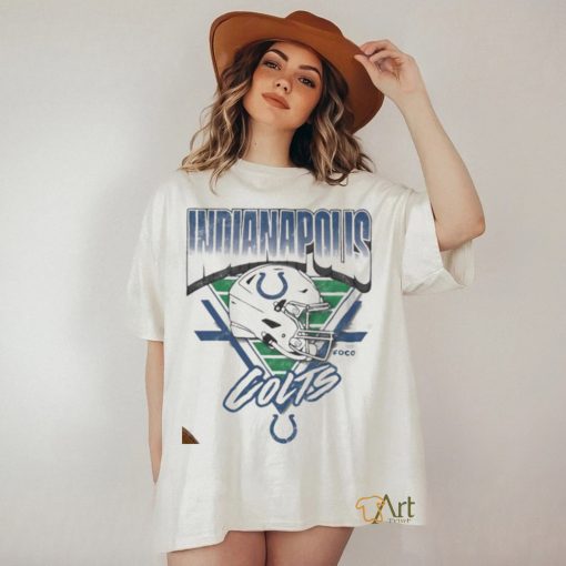 Official Indianapolis colts white triangle vintage shirt