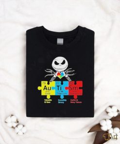 Official Jack Skellington Autism Gold Titanium Samarium Shirt