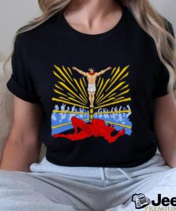 Official Jesus Wrestling Satan Shirt