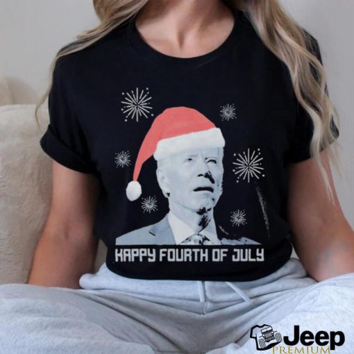 Official Joe Biden happy fourth of july Christmas shirt