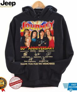 Official Journey 50th anniversary 1973 – 2023 thank you for the memories signatures shirt