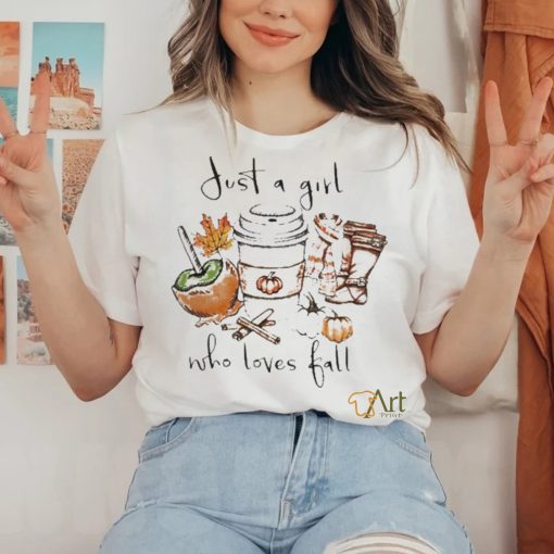 Official Just A Girl Who Loves Fall Shirt