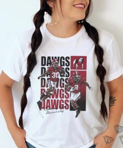 Official Kendall Milton And Daijun Edwards Dawgs Running Back University Shirt