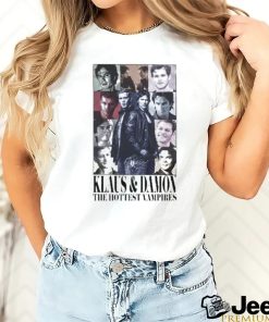 Official Klaus And Damon The Hottest Vampires Eras Tour Shirt