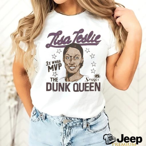 Official La Sparks Lisa Leslie Mvp The Dunk Queen Shirt