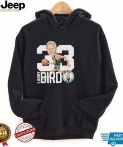 Official Larry Bird 33 Boston Celtics caricature shirt